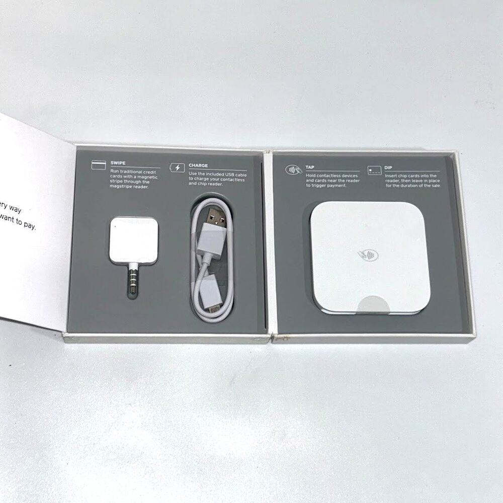 Square Credit Card Reader for Contactless Chip And Portable Mag Stripe Model S6